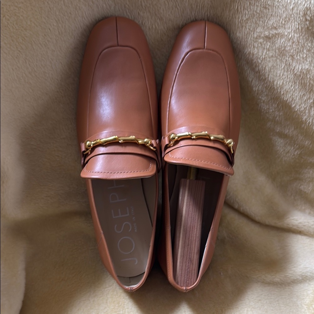 Joseph Camel Leather loafers women’s size 41
